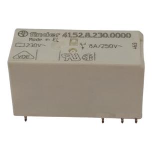 Rele perfil bajo 2 conmutados 230Vac 8A R5