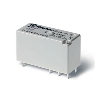 Rele perfil bajo 2 conmutados 24Vdc 8A R5