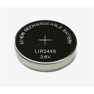 Bateria boton litio recargable 3,6V 80mAh LIR2440 24,5x4mm