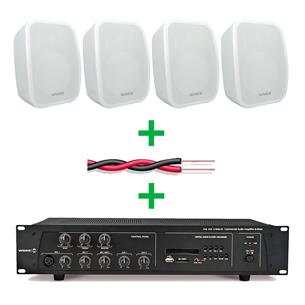 Pack sonorizacion PA60USB/R + NEO5 + Cable. PACKWORK001