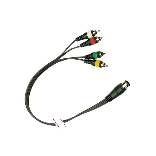 Cable 4 RCA macho/Din 5 contactos macho 3 metros K41