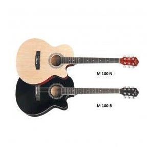 Guitarra acustica color negro M100 B 2