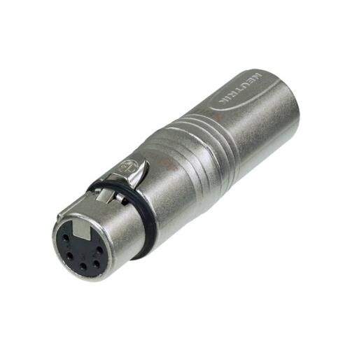 Adaptador XLR 3P macho a XLR 5P hembra NA3M5F