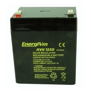 Bateria plomo 12V 5Ah Ritar 90x70x101(107)mm