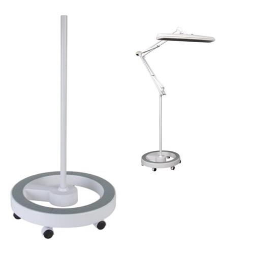 Lampara flexo con luz fluorescente 22W y lupa Lampara flexo con luz fluorescente 22W y lupa