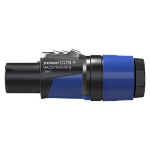 Conector powerCON aereo gris NAC3FXXB-W-S 2