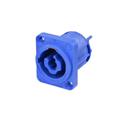 Base conector PowerCON 20A chasis azul NAC3MPXXA