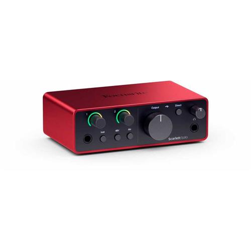 Interfaz de audio USB SCARLETT SOLO 4TH GEN