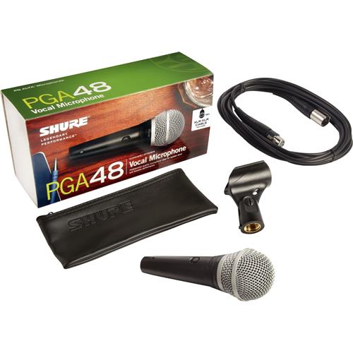 Microfono dinamico vocal y karaoke PGA48-XLR-E