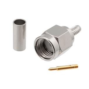 Conector SMA macho RG174 crimp economico