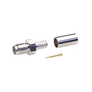 Conector SMAI hembra RG58 crimp economico