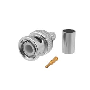 Conector BNC macho RG59 crimp