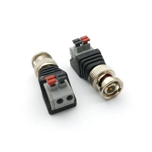 Conector BNC macho conexion a clema