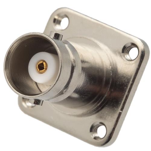 Base BNC hembra fijacion 4 tornillos