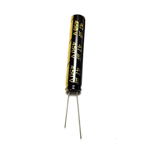 Condensador electrolitico 47uF 450V 105º 10x51mm