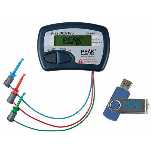 Analizador de componentes y medidor de semiconductores PEAK DCA75