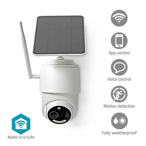 Camara IP Wifi solar IP65 NEDIS
