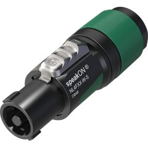 Conector Speakon 4 contactos aereo NL4FXX-W-S