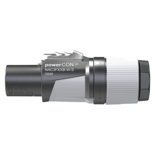Conector Powercom 20A aereo color gris NAC3FXXB-W-S