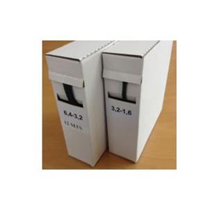 Dispensador macarron termoretractil 4,8 mm 12 metros negro