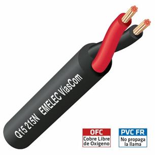 Cable manguera altavoz Extraflexible OFC 2 x 1,5mm Q15 215N 2