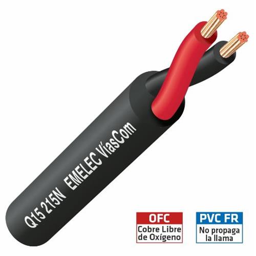 Cable manguera altavoz Extraflexible OFC 2 x 1,5mm Q15 215N