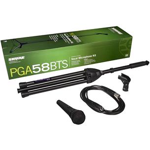kit de 1 micro vocal PG58 pie de micro y cable PGA58BTS