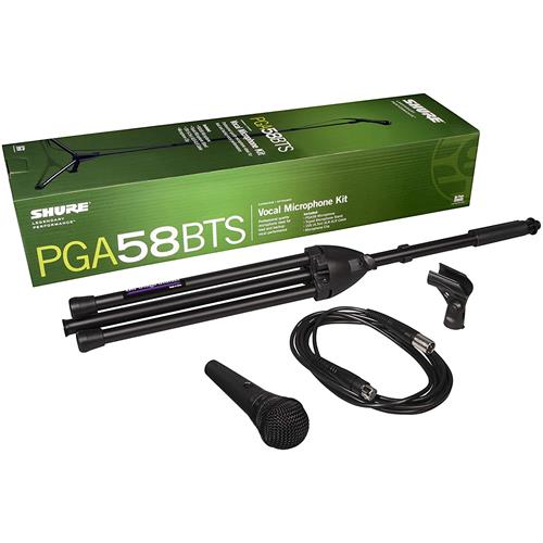 kit de 1 micro vocal PG58 pie de micro y cable PGA58BTS