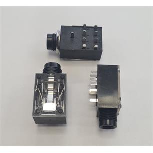 Base Jack 6,3 estereo circuito impreso