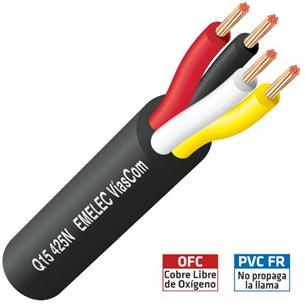 Cable manguera altavoz Extraflexible OFC 4 x 2,5mm Q15-425N (Precio por metro) 2