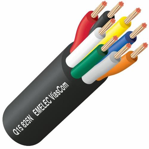 Cable manguera altavoz Extraflexible OFC 8 x 2,5mm Q15-825N (Precio por metro) Cable manguera altavoz Extraflexible OFC 8 x 2,5mm Q15-825N (Precio por metro)