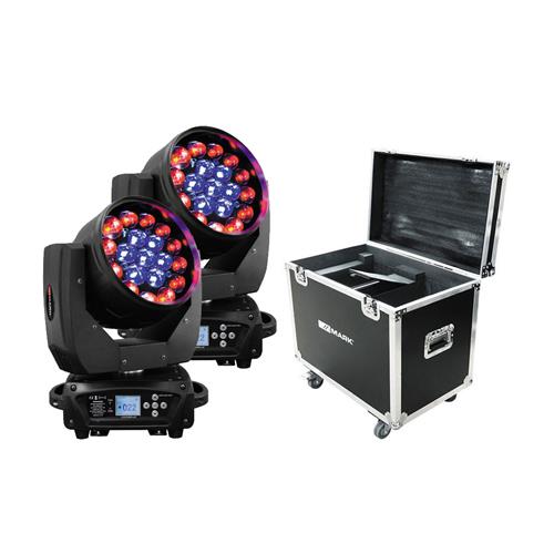 Pack cabeza movil 2 x MOVILED 304 + Rack Pack cabeza movil 2 x MOVILED 304 + Rack