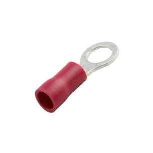 Terminal arandela aislado rojo 6mm