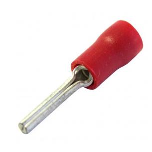 Terminal puntera para clema aislado rojo