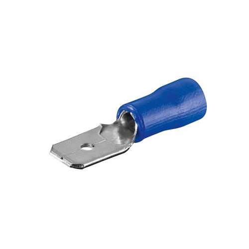 Terminal faston machoaislado  azul 6,3mm