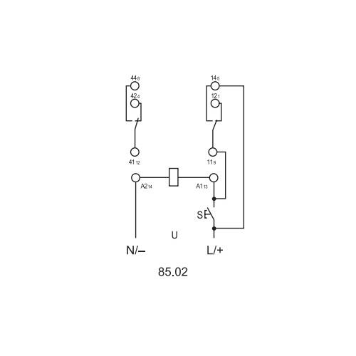 Rele temporizador multifuncion 240Vac enchufable 0,05s...100h