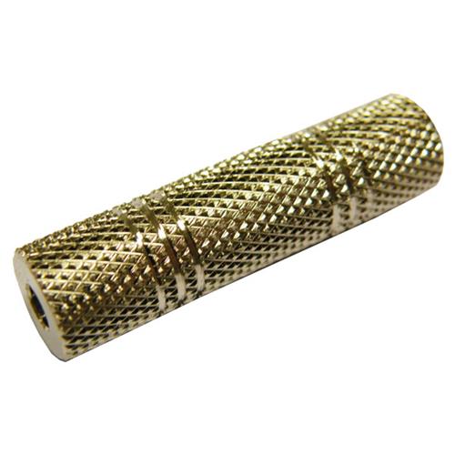 Adaptador Jack 3.5 st. hembra hembra metalico HQ Adaptador Jack 3.5 st. hembra hembra metalico HQ