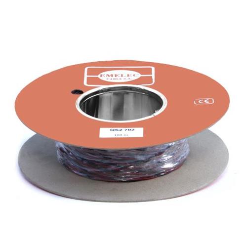 Cable par trenzado 2x1mm bicolor QS2 711
