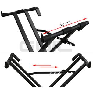 Soporte para teclado tipo doble X ST113 2