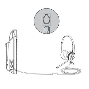 Auricular+Micro RJ9 Yealink YHS34 (QD) 2