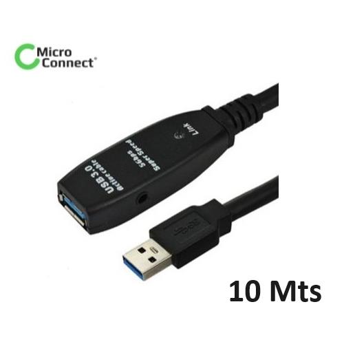 Cable prolongador USB 3.0 10m MicroConnect