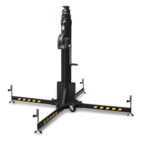 Torre de elevacion carga superior 280Kg 5,20m negro ELC-780