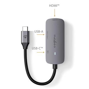 Multi adaptador UsbC-Hdmi-USB3.2 Nedis 2