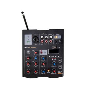 Mezclador de 5 canales con USB/Bluetooth y 2 mic AM MINI WIRELESS 2