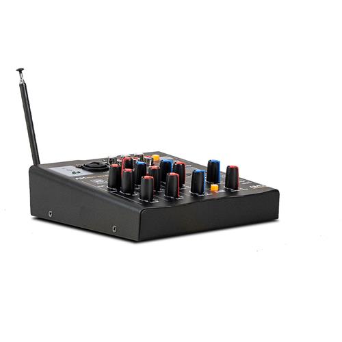 Mezclador de 5 canales con USB/Bluetooth y 2 mic AM MINI WIRELESS