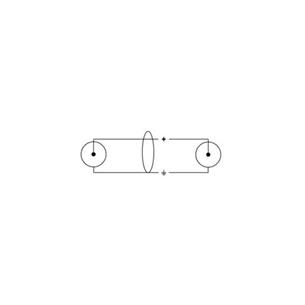 Cable 2 x RCA - 2 x RCA Long. 1,5m CFU 1,5 CC 2