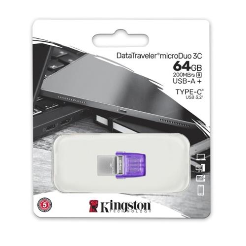 Memoria FlashDrive 64Gb Dual USB3-A/C