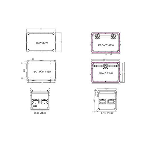 Rack contenedor CW 844