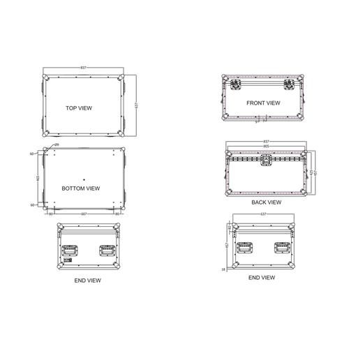 Rack contenedor CW 864 Rack contenedor CW 864