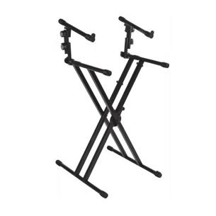 Soporte teclado formato "X" 2 niveles doble perfil QL642